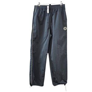 P.E Nation Switchback Pants, Carbon, Wide Leg, Cinch Bottom, Nylon, Wind Pant, M